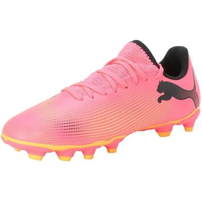 Puma Future 7 Play Fg ag Jr - chaussures de football - orange - Publicité Puma Future 7 Play Fg ag Jr - chaussures de football - orange - Publicité