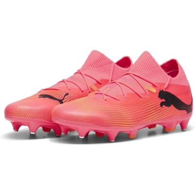 Buty piłkarskie Puma Future 7 Match - Sunset Glow Black Sun Stream Pink Orange Buty piłkarskie Puma Future 7 Match - Sunset Glow Black Sun Stream Pink Orange