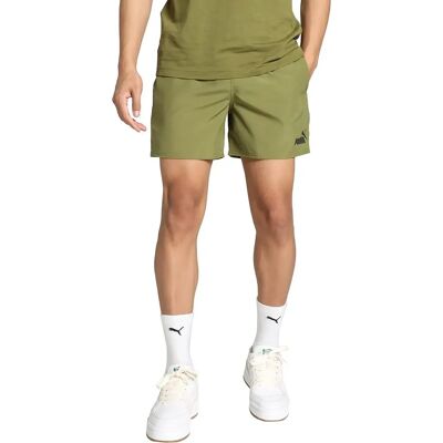 Puma Herren Grün ESS+ Tape Woven Shorts - Shorts Puma Herren Grün ESS+ Tape Woven Shorts - Shorts