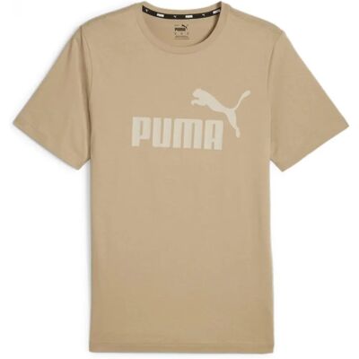 Puma - Essentials Logo Tee - Beige - M - T-Shirt Puma - Essentials Logo Tee - Beige - M - T-Shirt
