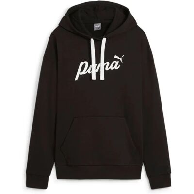 Puma Sweatshirt Ess+ Script - Svart - Dam Puma Sweatshirt Ess+ Script - Svart - Dam