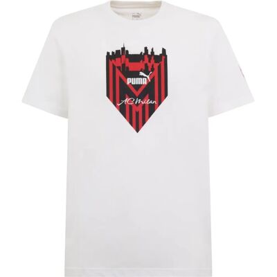 Puma Wit Gerecycled Katoen Crew Neck T-shirt - Sportswear Puma Wit Gerecycled Katoen Crew Neck T-shirt - Sportswear