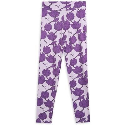 Leggings Puma per ragazza - Floreale slim cotone casuale Leggings Puma per ragazza - Floreale slim cotone casuale
