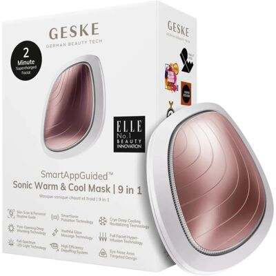 Geske Smart App Guidet 9-i-1 Sonic Mask - Rosa Geske Smart App Guidet 9-i-1 Sonic Mask - Rosa