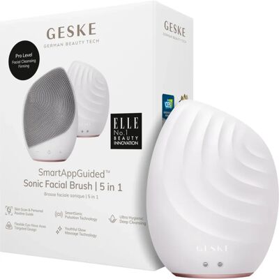 Geske Smart App Guided 5-i-1 Sonic Ansiktsbørste - Hvit Geske Smart App Guided 5-i-1 Sonic Ansiktsbørste - Hvit