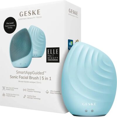Geske Turquoise Brosse faciale s Sonic 5 en 1 - Brosse faciale - Publicité Geske Turquoise Brosse faciale s Sonic 5 en 1 - Brosse faciale - Publicité