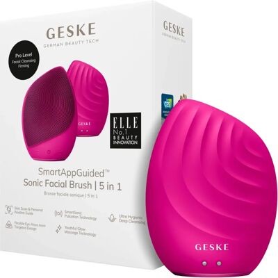Geske Sonic Gesichtsbürste 5-in-1 Magenta - Reinigungsgerät Geske Sonic Gesichtsbürste 5-in-1 Magenta - Reinigungsgerät