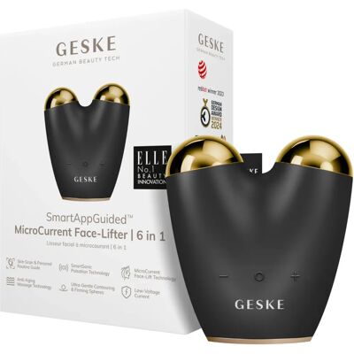 Geske SmartAppGuided MicroCurrent Face-Lifter 6in1 - schwarz Geske SmartAppGuided MicroCurrent Face-Lifter 6in1 - schwarz