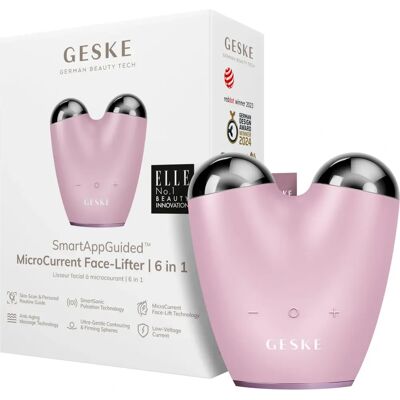 Geske Microcorrente per Lifting Facciale 6 in 1 Rosa - Dispositivo Viso Geske Microcorrente per Lifting Facciale 6 in 1 Rosa - Dispositivo Viso