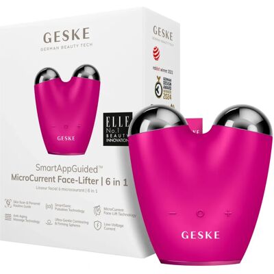 Geske MicroCurrent Face-Lifter 6 in 1 Magenta - Sollevatore facciale Geske MicroCurrent Face-Lifter 6 in 1 Magenta - Sollevatore facciale