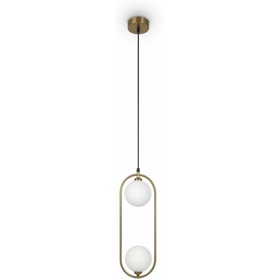 Maytoni Ring Modern 2 Light Globe Pendelleuchte - Deckenleuchte Maytoni Ring Modern 2 Light Globe Pendelleuchte - Deckenleuchte