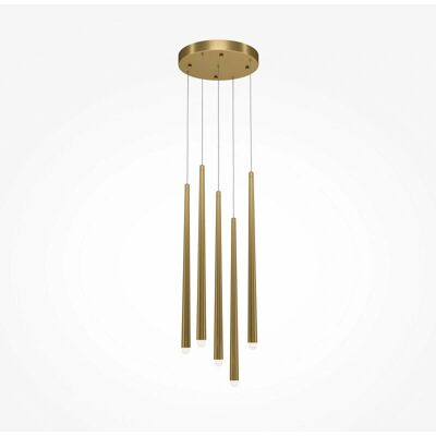 Lampadario a sospensione moderno Cascade 5 luci - Lampada da soffitto Lampadario a sospensione moderno Cascade 5 luci - Lampada da soffitto