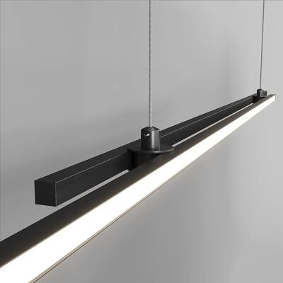 Maytoni Halo Modern 2 Luce Nera LED Pendente - Lampada da soffitto Maytoni Halo Modern 2 Luce Nera LED Pendente - Lampada da soffitto
