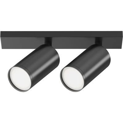 Maytoni Schwarze Deckenleuchte Focus S - 2x GU10 6x44cm Maytoni Schwarze Deckenleuchte Focus S - 2x GU10 6x44cm