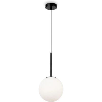 Maytoni Basic Form 20cm Matt Schwarz Moderne Globe Pendelleuchte - Deckenleuchte Maytoni Basic Form 20cm Matt Schwarz Moderne Globe Pendelleuchte - Deckenleuchte