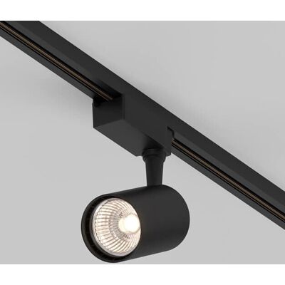 Maytoni Schwarze LED Stromschienenleuchte - Verstellbar, 10W, Warmweiß Maytoni Schwarze LED Stromschienenleuchte - Verstellbar, 10W, Warmweiß
