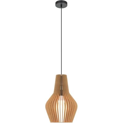 Maytoni ROOTS Pendant Light - Metal and Wood, Black, E27 Maytoni ROOTS Pendant Light - Metal and Wood, Black, E27