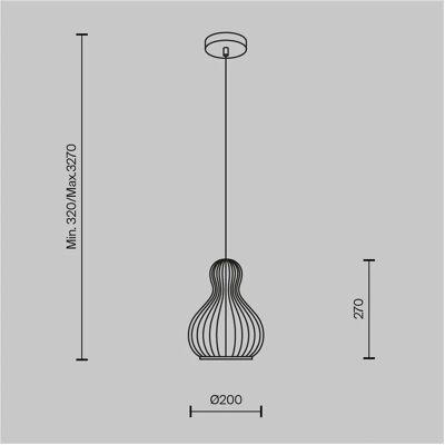 Maytoni MOD192PL-01W Black / Brown E27 Pendant Lamp Maytoni MOD192PL-01W Black / Brown E27 Pendant Lamp