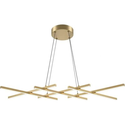 Suspension Halo de Maytoni - Laiton LED 2600K-3500K - 40W - 1400lm - Publicité Suspension Halo de Maytoni - Laiton LED 2600K-3500K - 40W - 1400lm - Publicité