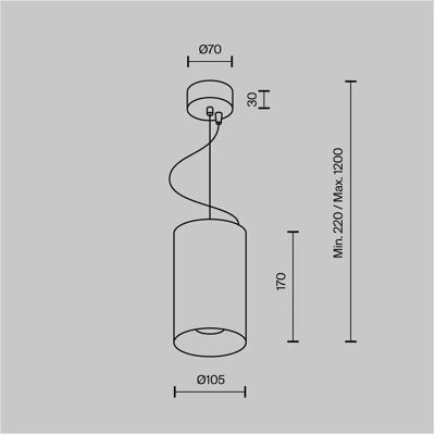Maytoni - EFIR - Metal - White - Pendant lamp Maytoni - EFIR - Metal - White - Pendant lamp
