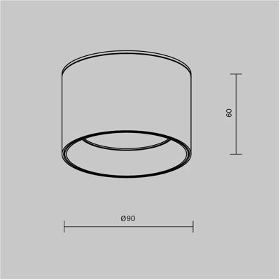 Maytoni - VEGA - White - LED Ceiling Lamp Maytoni - VEGA - White - LED Ceiling Lamp