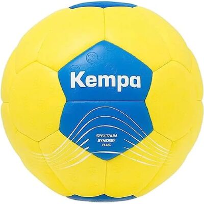 Kempa Spectrum Synergy Plus - Ballon de handball - Jaune - Publicité Kempa Spectrum Synergy Plus - Ballon de handball - Jaune - Publicité