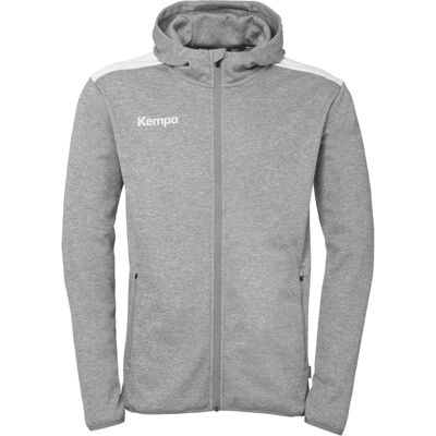 KEMPA Sweat à capuche pour hommes Emotion 27 - Homme - Gris foncé/Blanc - XXL KEMPA Sweat à capuche pour hommes Emotion 27 - Homme - Gris foncé/Blanc - XXL