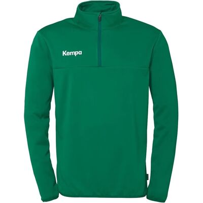 Kempa Junior Grün Halb-Reißverschluss Pullover - Sweatshirt Kempa Junior Grün Halb-Reißverschluss Pullover - Sweatshirt