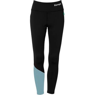 Kempa Leggings XL Donna Nera & Aqua - Leggings Kempa Leggings XL Donna Nera & Aqua - Leggings