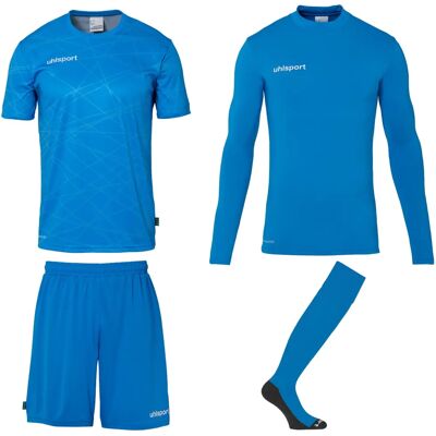 Ensemble de gardien UHLSPORT pour hommes - M - Bleu - Vêtements de sport - Publicité Ensemble de gardien UHLSPORT pour hommes - M - Bleu - Vêtements de sport - Publicité