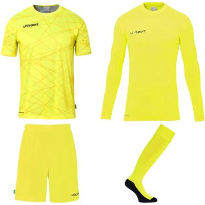 Uhlsport Uhlsport Prediction Ensemble de Gardien Jaune 140cm - Publicité Uhlsport Uhlsport Prediction Ensemble de Gardien Jaune 140cm - Publicité