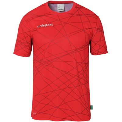 UHLSPORT Herren Trikot Prediction Kurzarm - male - rot - L - Trikot UHLSPORT Herren Trikot Prediction Kurzarm - male - rot - L - Trikot