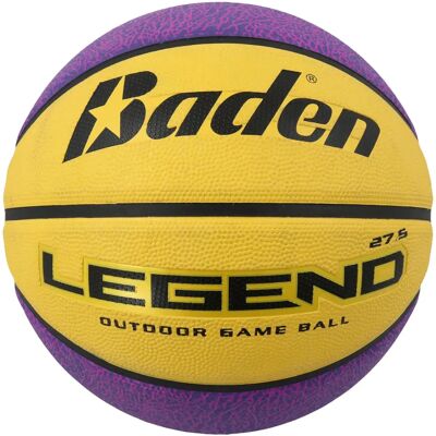 Basket-ball Baden Legend - Violet/Jaune Taille 5 Basket-ball Baden Legend - Violet/Jaune Taille 5