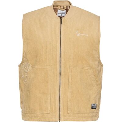 Karl Kani KK Brust Signature Corduroy Weste - Weste Karl Kani KK Brust Signature Corduroy Weste - Weste
