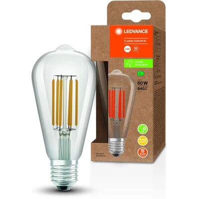 LEDVANCE LED Edison Filament 840lm 4W - LED-Lampe - E27 - Warmweiß LEDVANCE LED Edison Filament 840lm 4W - LED-Lampe - E27 - Warmweiß