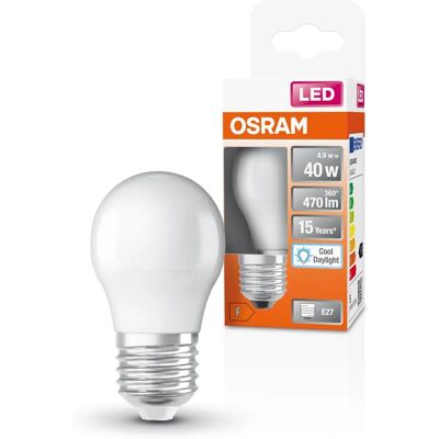 Osram LED E27 40W Blanc Froid - Lampe LED - Publicité Osram LED E27 40W Blanc Froid - Lampe LED - Publicité