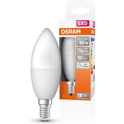 Osram LED Mini-Kerzen E14 7,5W 6500K - LED-Lampe Osram LED Mini-Kerzen E14 7,5W 6500K - LED-Lampe