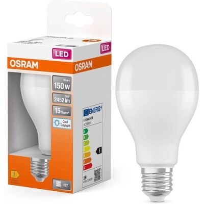OSRAM LED STAR CLASSIC A 150 - LED-Lampe - E27 - 6500K - 19W - Weiß OSRAM LED STAR CLASSIC A 150 - LED-Lampe - E27 - 6500K - 19W - Weiß