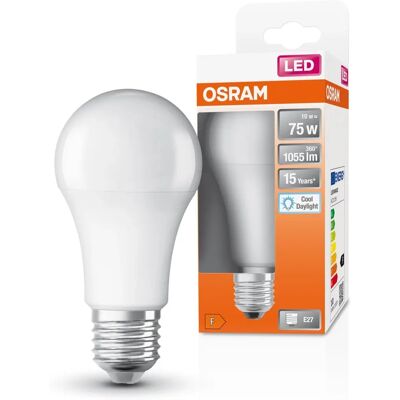 Osram LED-Lampe - E27, 6500K, 10W - Klassische Form Osram LED-Lampe - E27, 6500K, 10W - Klassische Form