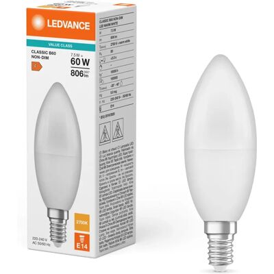 GREENICE LED Leuchtmittel E14 7,5W 806lm 2700K - LED Glühbirne GREENICE LED Leuchtmittel E14 7,5W 806lm 2700K - LED Glühbirne