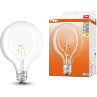 Osram G125 Warm Wit LED Globe - LED Lamp Osram G125 Warm Wit LED Globe - LED Lamp