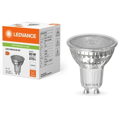 LEDVANCE LED GU10 6.9W 575lm Kold Hvid - LED Spotlight LEDVANCE LED GU10 6.9W 575lm Kold Hvid - LED Spotlight