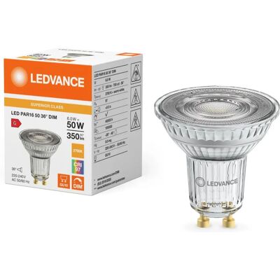 LEDVANCE LED GU10 Spot 6W 350lm Varm Hvid - LED Spotlight LEDVANCE LED GU10 Spot 6W 350lm Varm Hvid - LED Spotlight
