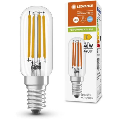 Ledvance E14 Transparente LED-Lampe - Kühlschranklicht 470lm 2700K Ledvance E14 Transparente LED-Lampe - Kühlschranklicht 470lm 2700K
