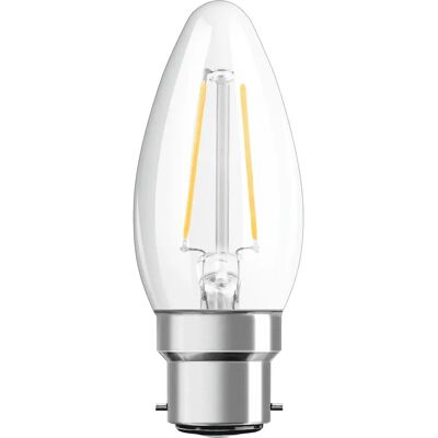 LEDVANCE LED Classic B P 2.5W 827 - Stearinlys LED-pære LEDVANCE LED Classic B P 2.5W 827 - Stearinlys LED-pære