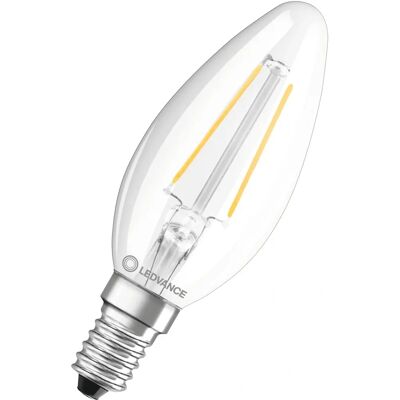 LEDVANCE Klassisk LED E14 Lysstake 2,5W 250lm Varm Hvit - LED-pære LEDVANCE Klassisk LED E14 Lysstake 2,5W 250lm Varm Hvit - LED-pære
