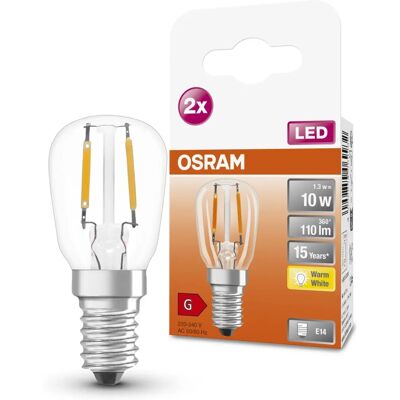 Osram T26 Kleine LED-lamp - Warm wit, Transparant Osram T26 Kleine LED-lamp - Warm wit, Transparant