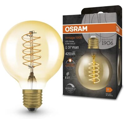 LEDVANCE LED vintage bulb E27 1906LEDGL80D4.8W822S LEDVANCE LED vintage bulb E27 1906LEDGL80D4.8W822S