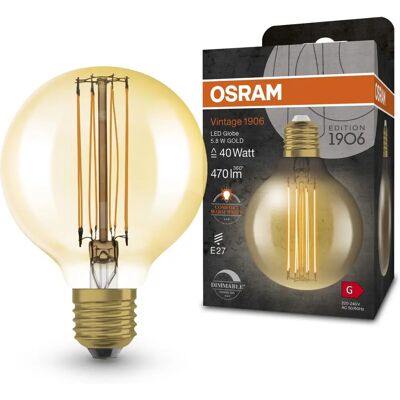 Ampoule LED vintage Osram G80 40W - Ampoule LED - Publicité Ampoule LED vintage Osram G80 40W - Ampoule LED - Publicité