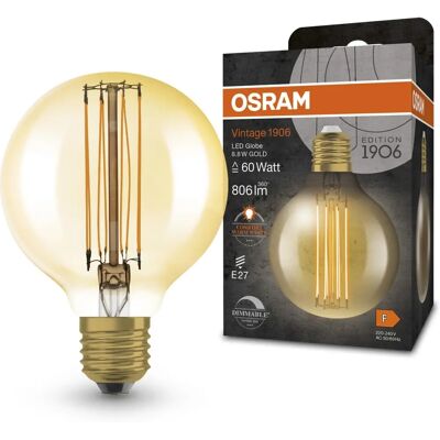 Lampa LED Vintage G80 Osram 1906 E27 - Lampa LED Lampa LED Vintage G80 Osram 1906 E27 - Lampa LED
